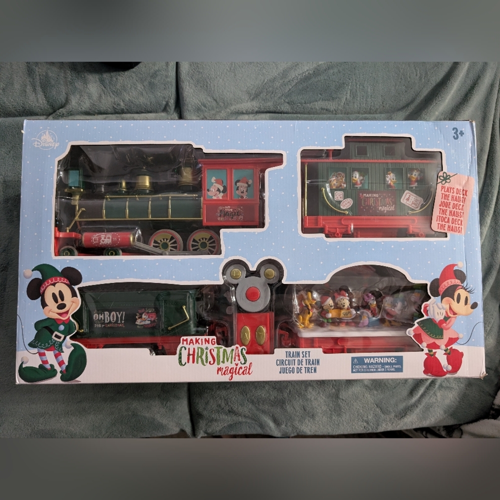 Disney Mickey Mouse and Friends "Making Christmas Magical" Train Set